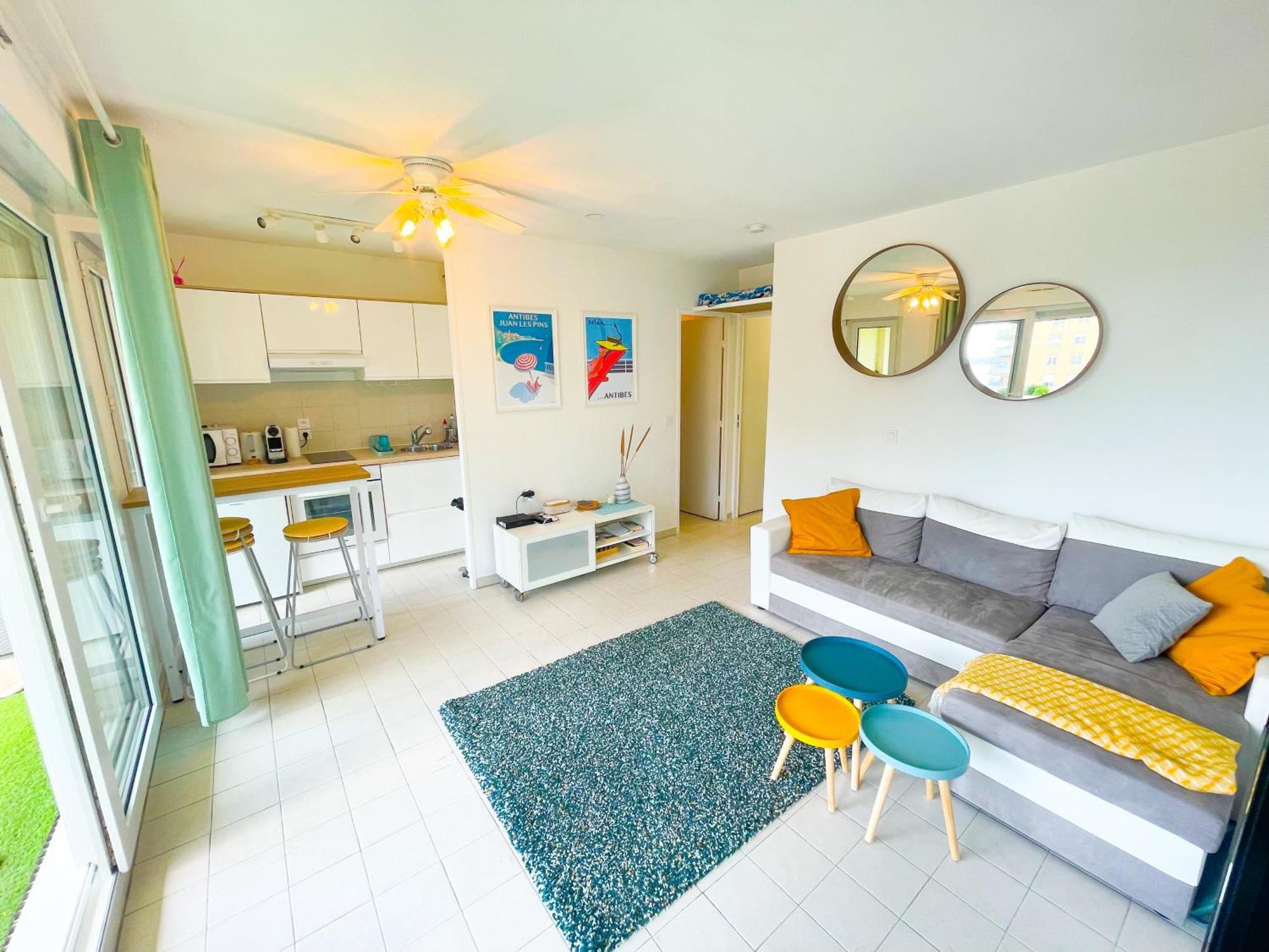 1 Bedroom Sea View, Swimming Pool, Beach On Foot, Parking Антіб Екстер'єр фото