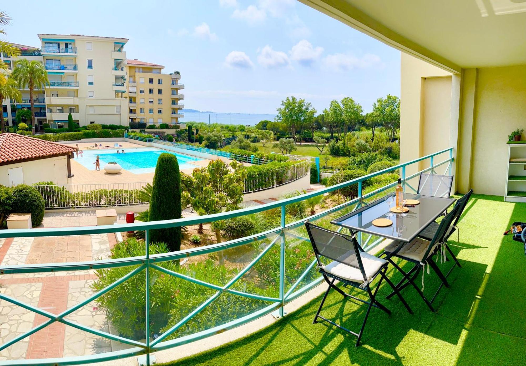 1 Bedroom Sea View, Swimming Pool, Beach On Foot, Parking Антіб Екстер'єр фото
